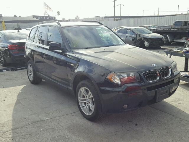 WBXPA93456WD30775 - 2006 BMW X3 BLACK photo 1