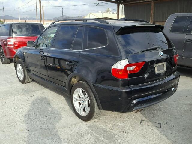 WBXPA93456WD30775 - 2006 BMW X3 BLACK photo 3