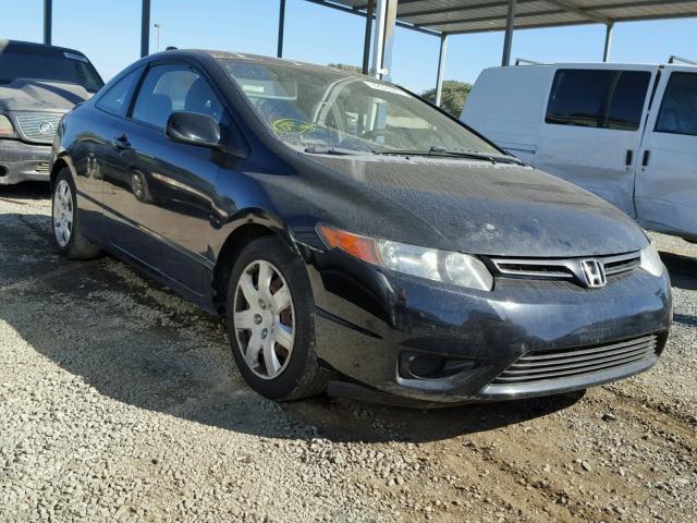 2HGFG12618H503199 - 2008 HONDA CIVIC LX BLACK photo 1