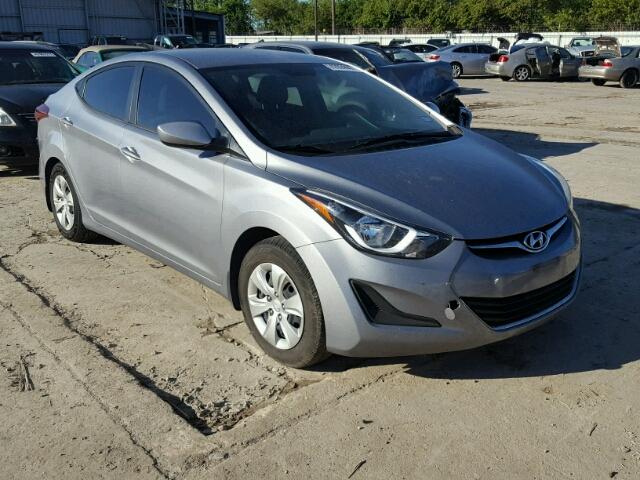 KMHDH4AE1GU478454 - 2016 HYUNDAI ELANTRA SE SILVER photo 1