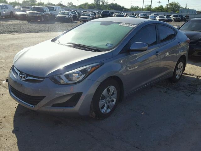 KMHDH4AE1GU478454 - 2016 HYUNDAI ELANTRA SE SILVER photo 2