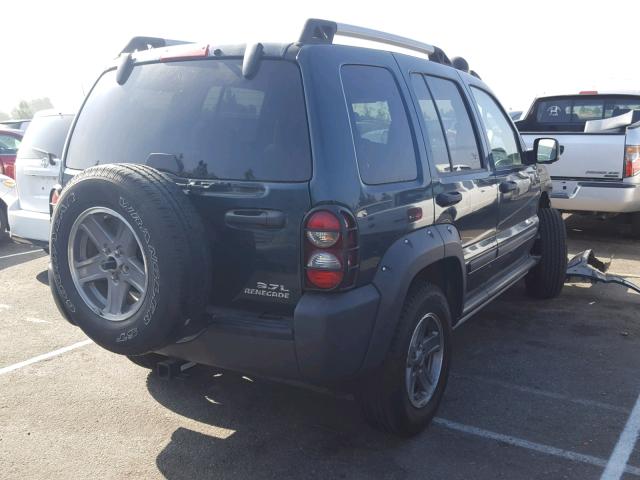 1J4GK38K45W526985 - 2005 JEEP LIBERTY RE GREEN photo 4