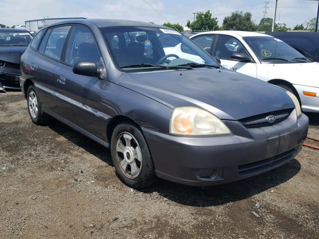 KNADC165136166611 - 2003 KIA RIO CINCO GRAY photo 1