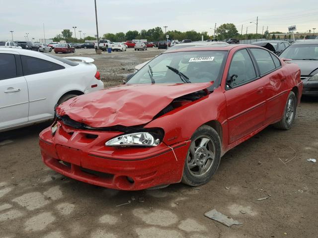 1G2NW52E54M702666 - 2004 PONTIAC GRAND AM G RED photo 2