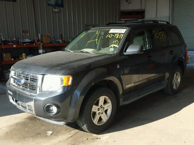 1FMCU49H78KB25333 - 2008 FORD ESCAPE GRAY photo 2