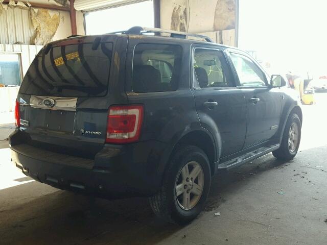 1FMCU49H78KB25333 - 2008 FORD ESCAPE GRAY photo 4