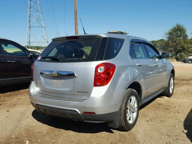 2GNALBEK6C1198343 - 2012 CHEVROLET EQUINOX LS SILVER photo 4