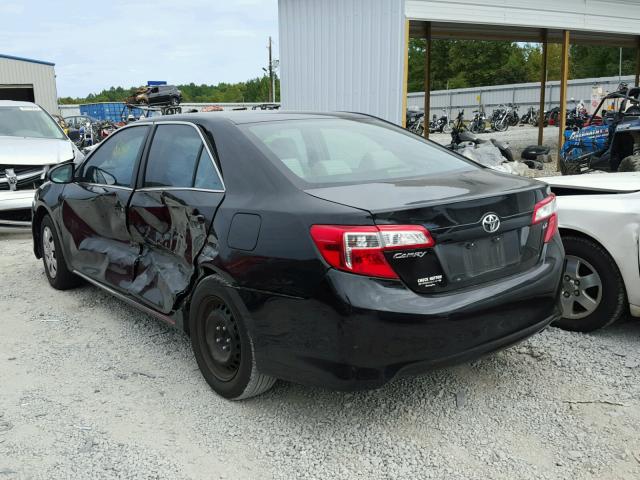 4T1BF1FK3CU071563 - 2012 TOYOTA CAMRY BLACK photo 3