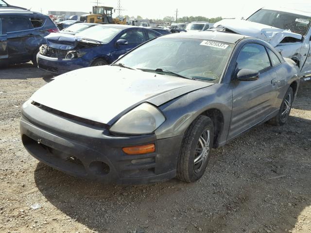 4A3AC34G03E052589 - 2003 MITSUBISHI ECLIPSE RS GRAY photo 2