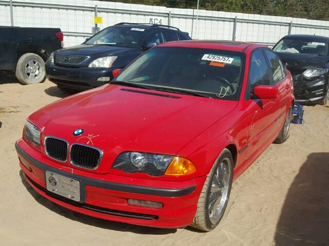 WBAAM3331XCA82071 - 1999 BMW 323I RED photo 2