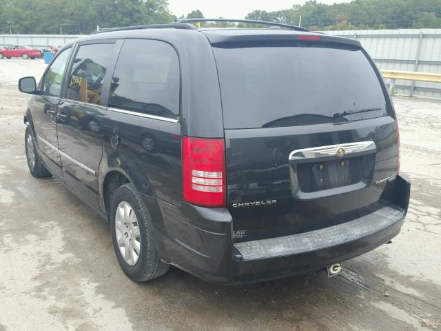 2A8HR54199R683787 - 2009 CHRYSLER TOWN & COU BLACK photo 3