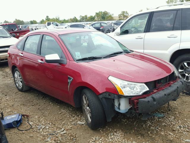 1FAHP37NX9W268233 - 2009 FORD FOCUS SEL BURGUNDY photo 1