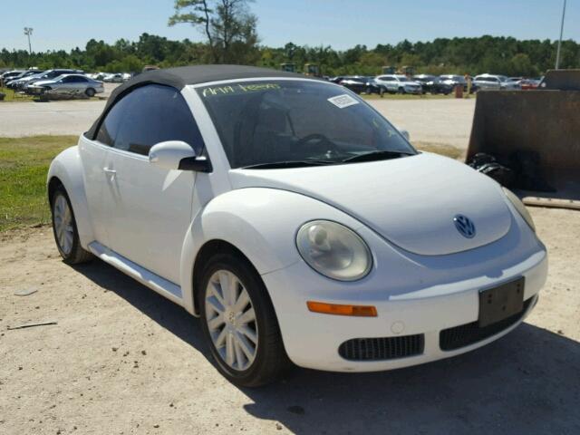 3VWRF31Y99M406085 - 2009 VOLKSWAGEN NEW BEETLE WHITE photo 1