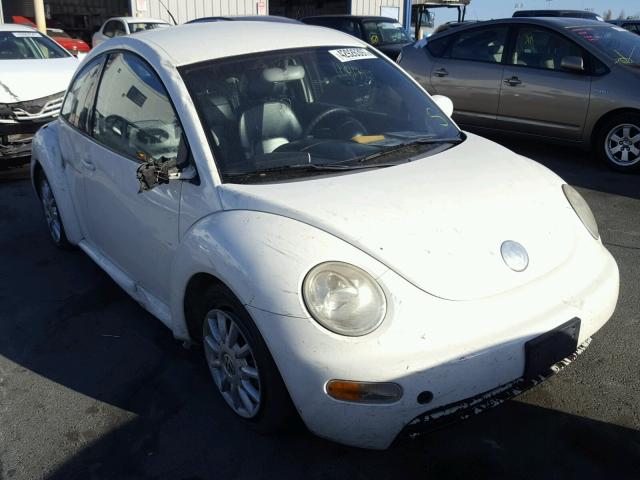 3VWBK31C95M405062 - 2005 VOLKSWAGEN NEW BEETLE WHITE photo 1