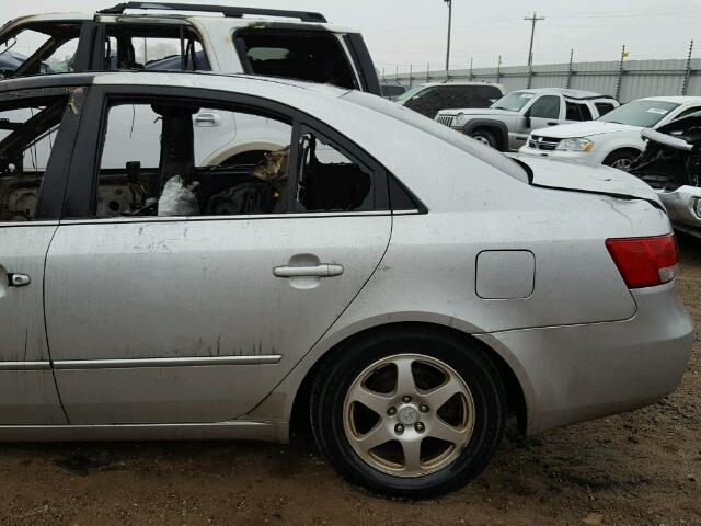 5NPEU46F66H117574 - 2006 HYUNDAI SONATA GLS BURN photo 9