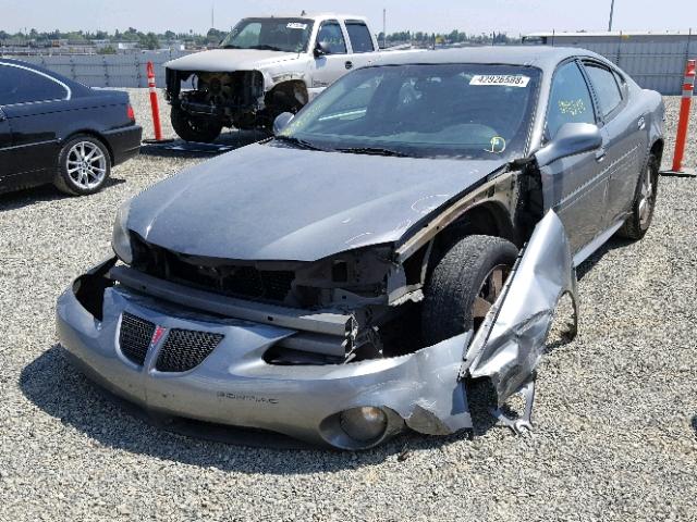 2G2WP552781123375 - 2008 PONTIAC GRAND PRIX GRAY photo 2
