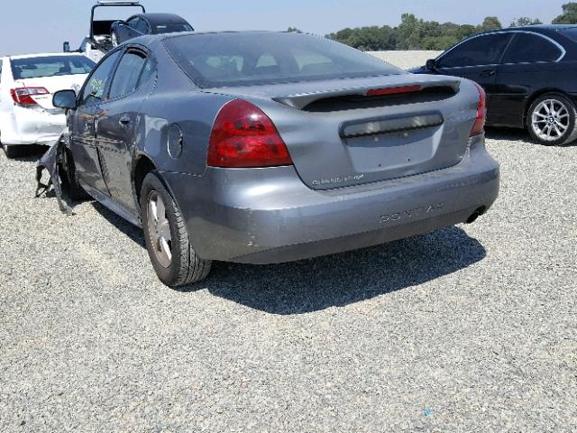 2G2WP552781123375 - 2008 PONTIAC GRAND PRIX GRAY photo 3