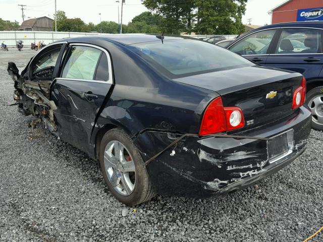 1G1ZD5E78BF376940 - 2011 CHEVROLET MALIBU 2LT BLACK photo 3