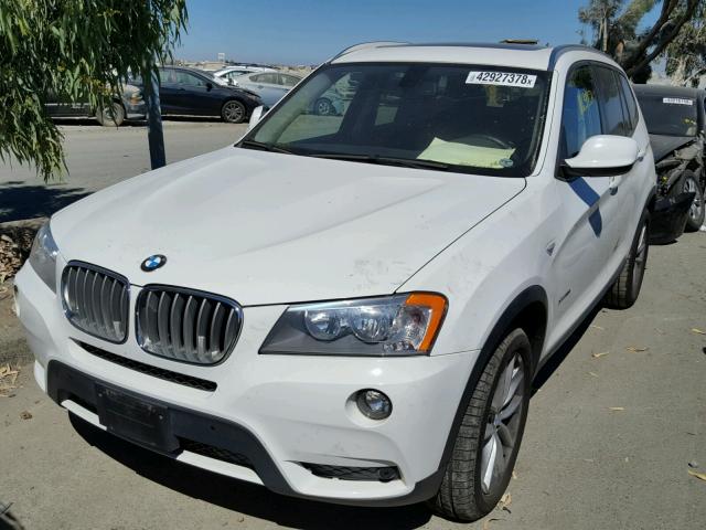 5UXWX9C50D0A17146 - 2013 BMW X3 XDRIVE2 WHITE photo 2