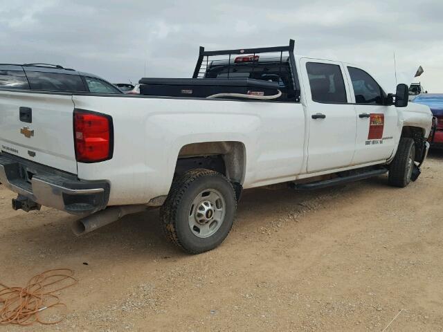 1GC1CUE84FF180509 - 2015 CHEVROLET SILVERADO WHITE photo 4