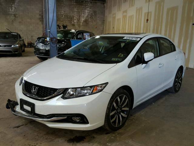 19XFB2F97FE208124 - 2015 HONDA CIVIC EXL 白色 照片 2