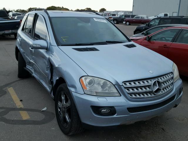 4JGBB75E96A064228 - 2006 MERCEDES-BENZ ML 500 BLUE photo 1