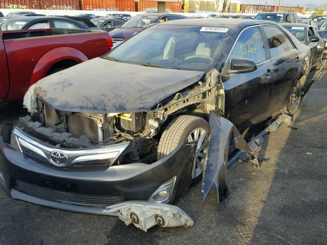 4T1BF1FK2CU062207 - 2012 TOYOTA CAMRY BASE BLACK photo 2