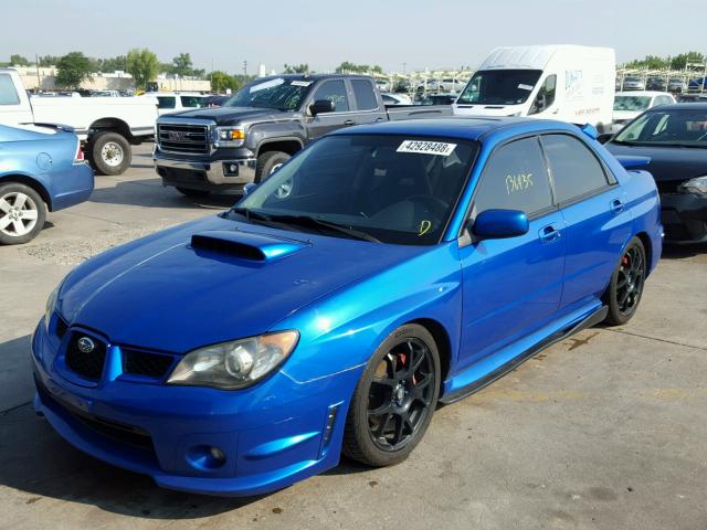 JF1GD79686G506913 - 2006 SUBARU IMPREZA WR BLUE photo 2