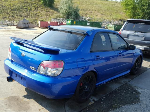 JF1GD79686G506913 - 2006 SUBARU IMPREZA WR BLUE photo 4