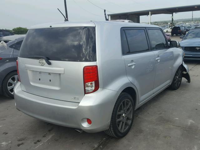 JTLZE4FE6CJ012420 - 2012 TOYOTA SCION XB Plata foto 4