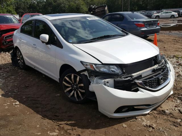 19XFB2F98FE020647 - 2015 HONDA CIVIC EXL 白色 照片 1