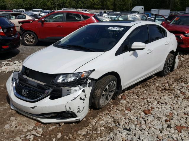 19XFB2F98FE020647 - 2015 HONDA CIVIC EXL 白色 照片 2