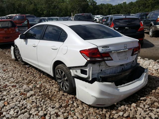 19XFB2F98FE020647 - 2015 HONDA CIVIC EXL 白色 照片 3