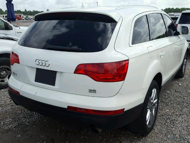 WA1BY74L28D055563 - 2008 AUDI Q7 3.6 QUA WHITE photo 4