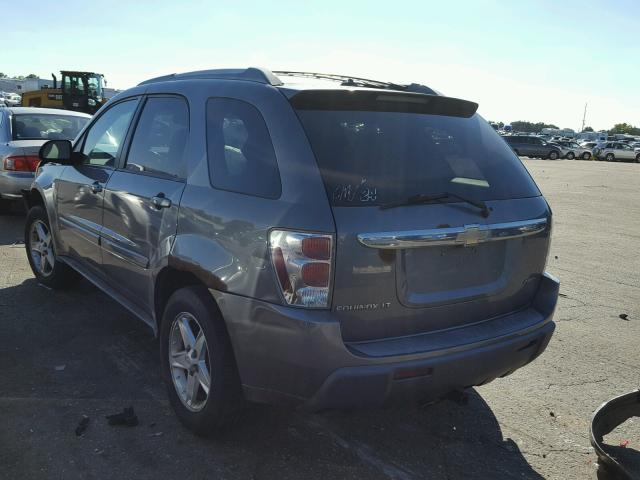 2CNDL73F456062366 - 2005 CHEVROLET EQUINOX GRAY photo 3