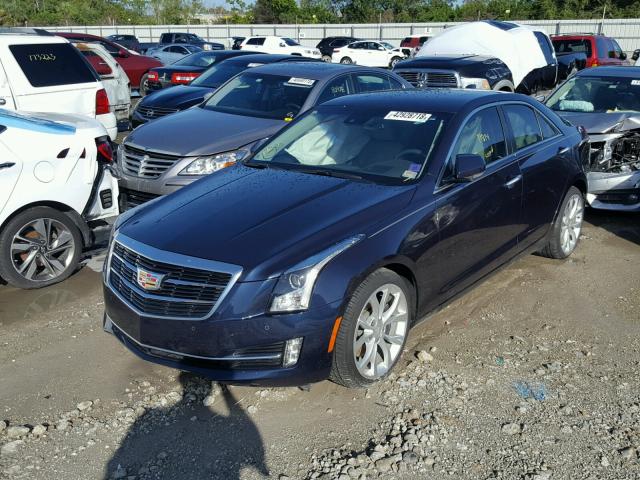 1G6AE5SX0F0137710 - 2015 CADILLAC ATS PREMIU BLUE photo 2