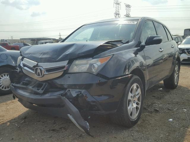 2HNYD28269H501101 - 2009 ACURA MDX BLACK photo 2