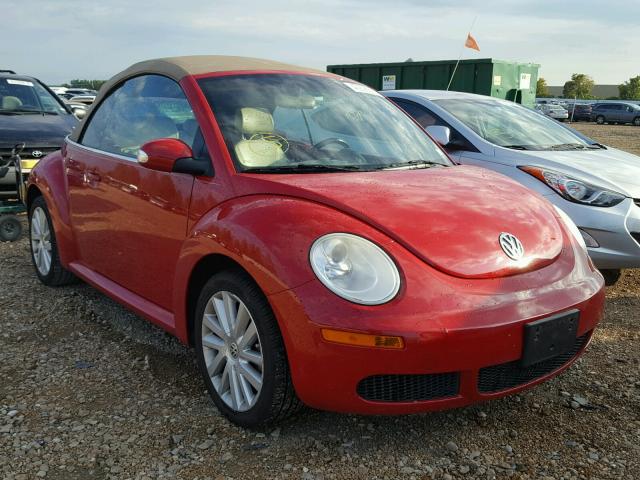 3VWRF31Y38M402029 - 2008 VOLKSWAGEN NEW BEETLE 红色 照片 1