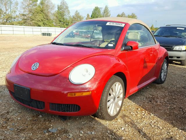 3VWRF31Y38M402029 - 2008 VOLKSWAGEN NEW BEETLE 红色 照片 2