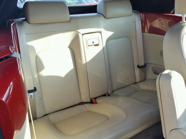 3VWRF31Y38M402029 - 2008 VOLKSWAGEN NEW BEETLE 红色 照片 6