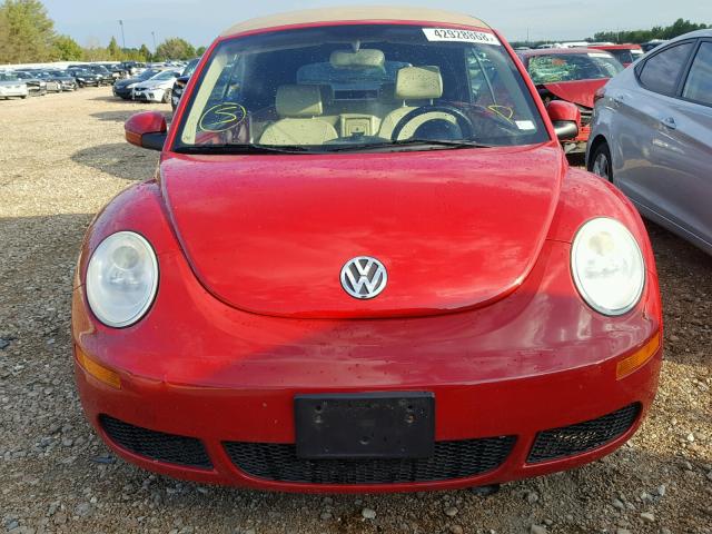 3VWRF31Y38M402029 - 2008 VOLKSWAGEN NEW BEETLE 红色 照片 9