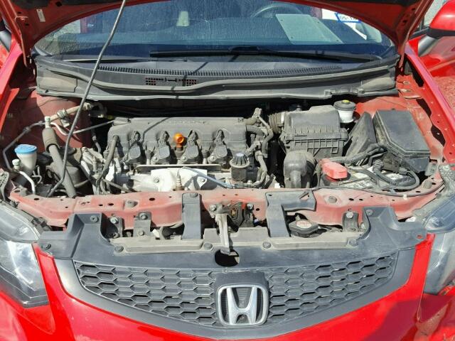 2HGFG3B5XDH510441 - 2013 HONDA CIVIC RED photo 7