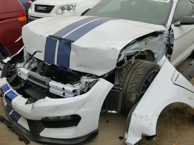 1FA6P8JZ4H5524077 - 2017 FORD MUSTANG SH WHITE photo 9