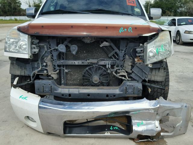 5N1AA08B66N708767 - 2006 NISSAN ARMADA SE WHITE photo 9