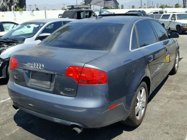 WAUAF78E76A296176 - 2006 AUDI A4 2 GRAY photo 4