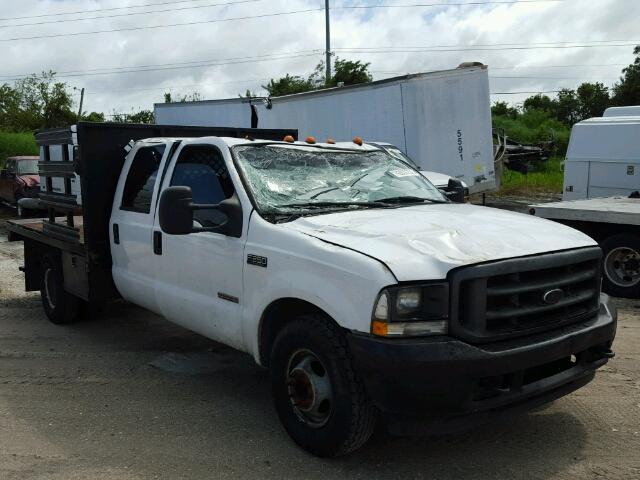 1FDWW36P03ED55753 - 2003 FORD F350 SUPER WHITE photo 1