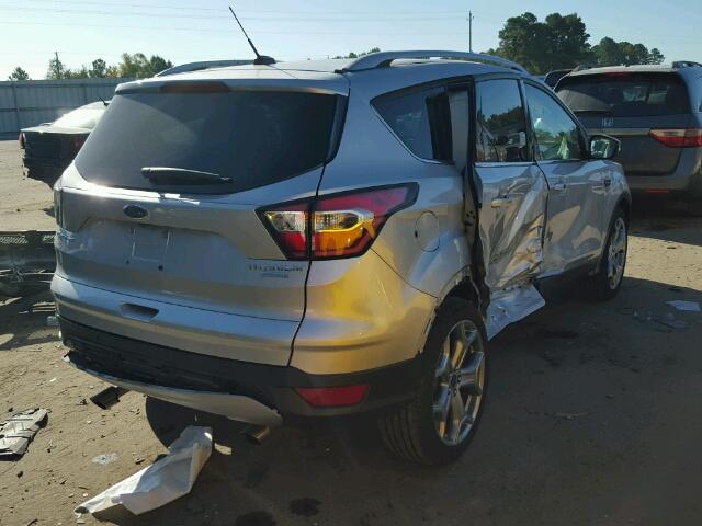 1FMCU0JD7HUA19194 - 2017 FORD ESCAPE SILVER photo 4