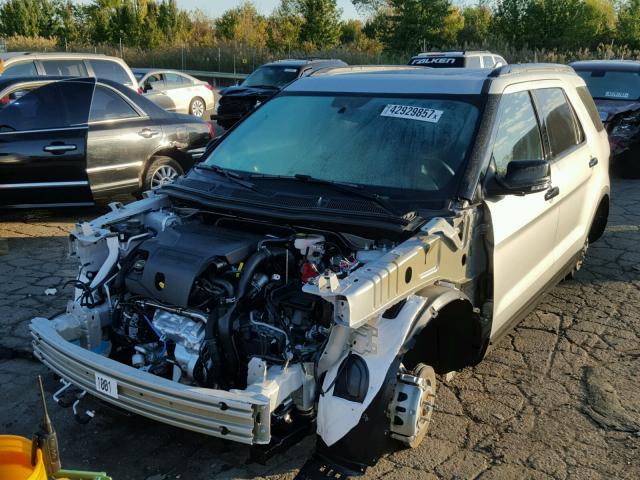 1FM5K8GT9HGC65349 - 2017 FORD EXPLORER S 银色 照片 2