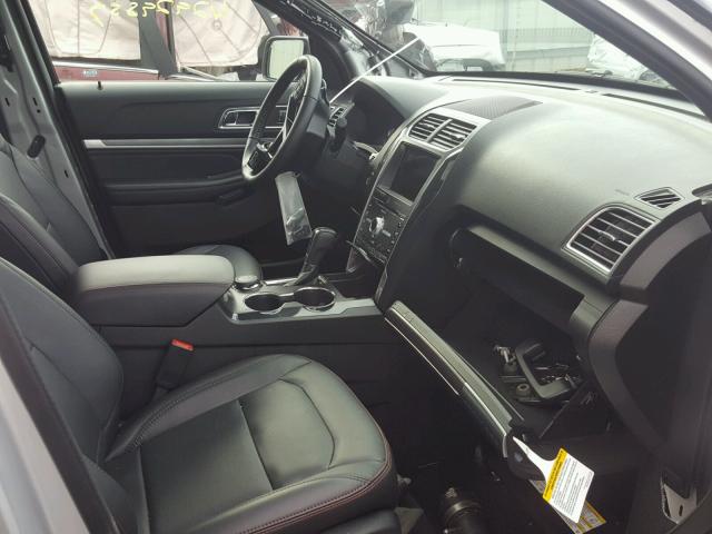 1FM5K8GT9HGC65349 - 2017 FORD EXPLORER S 银色 照片 5