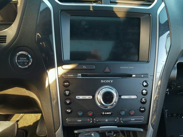 1FM5K8GT9HGC65349 - 2017 FORD EXPLORER S 银色 照片 9